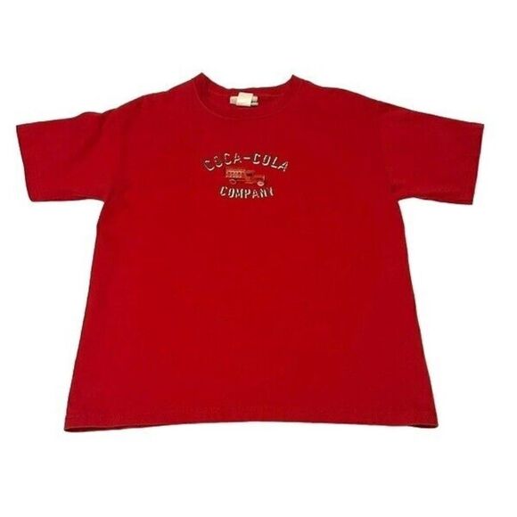 VTG Coca-Cola Men's T-Shirt Red Size Large Made In USA - Picture 1 of 7